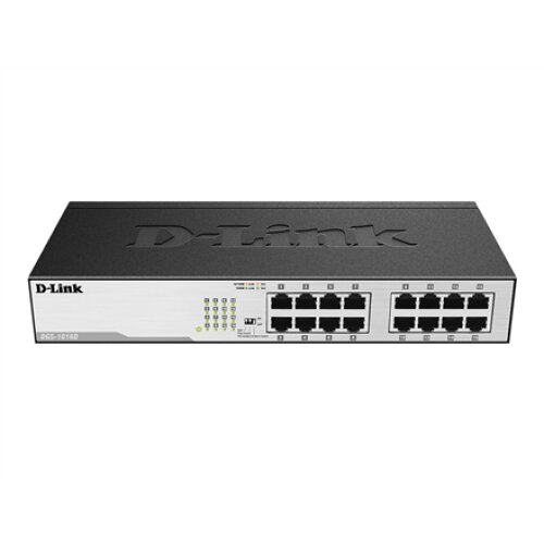 D-Link , 16-Port Gigabit Unmanaged Desktop Switch , DGS-1016D , Unmanaged , Desktop