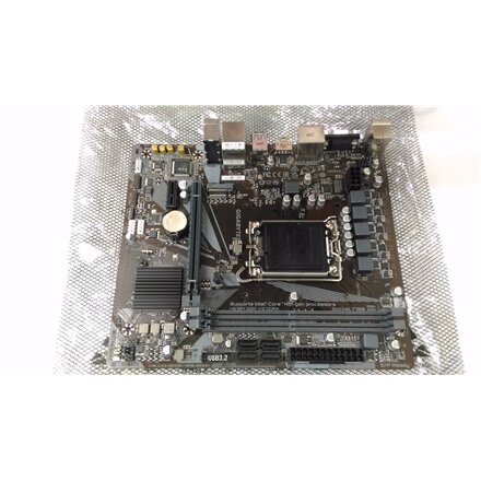 SALE OUT. Gigabyte H610M S2H V3 DDR4 G1.0 , Processor family Intel , Processor socket LGA1700 , DDR4 , Supported hard disk drive interfaces SATA, M.2 , Number of SATA connectors 4 , USED, REFURBISHED, WITHOUT ACCESSORIES, ONLY BACK PANEL INCLUDED