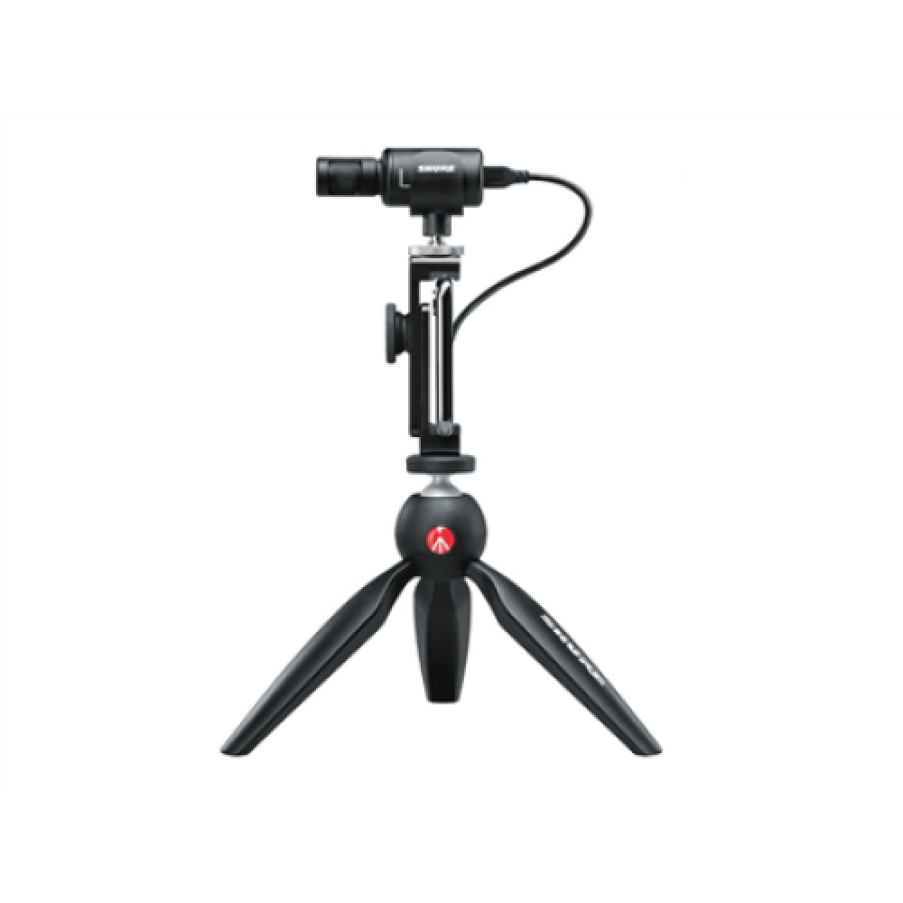 Shure , Microphone and Video kit , MV88+DIG-VIDKIT , Black