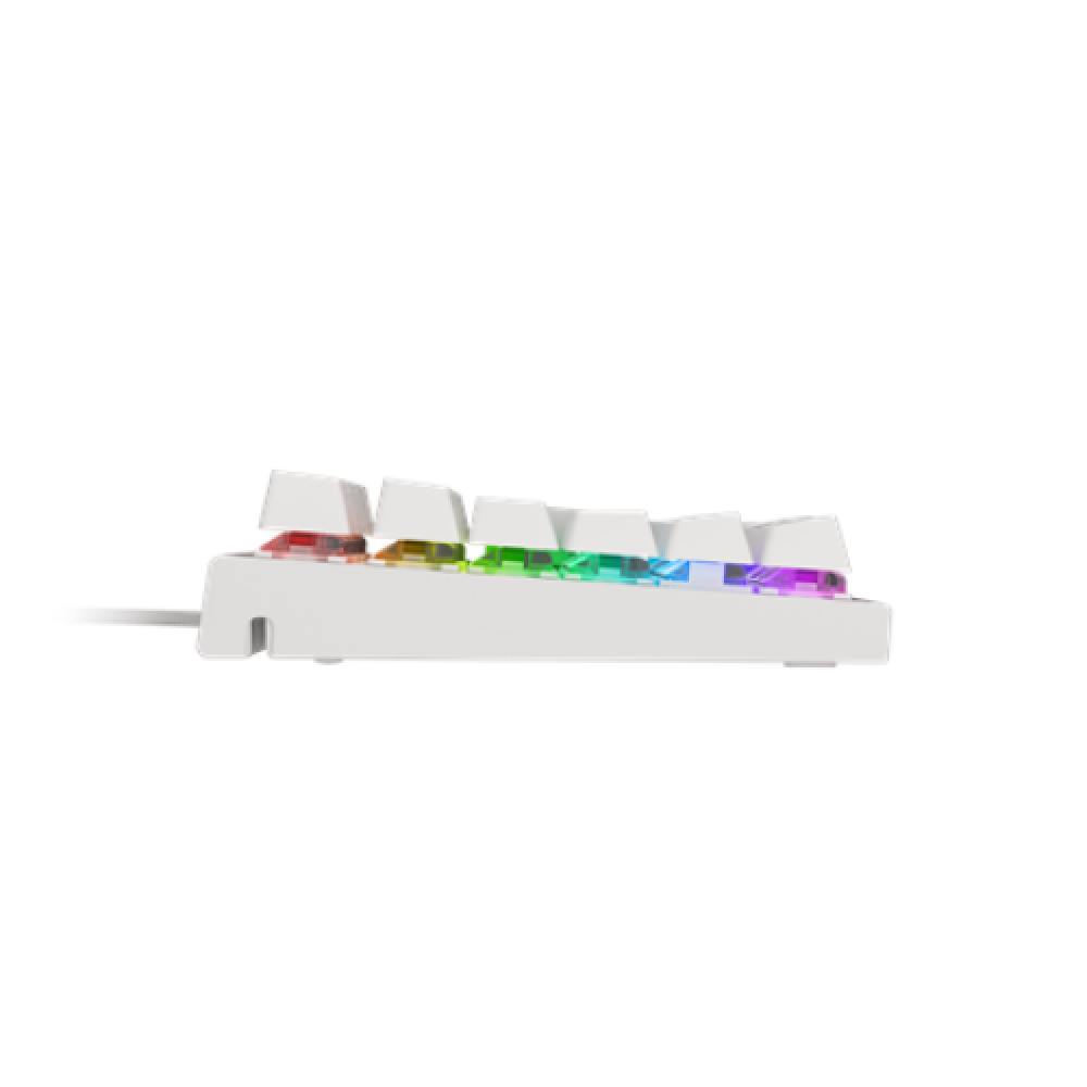 Genesis , THOR 303 , White , Gaming keyboard , Wired , RGB LED light , US , 1.8 m , Brown Switch