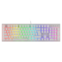 Genesis , THOR 303 , White , Gaming keyboard , Wired , RGB LED light , US , 1.8 m , Brown Switch