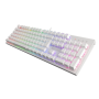 Genesis , THOR 303 , White , Gaming keyboard , Wired , RGB LED light , US , 1.8 m , Brown Switch
