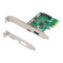 Digitus , PCIe card, USB-C 3.1 Gen 2, 10Gpbs, USB-A 3.1 , DS-30225