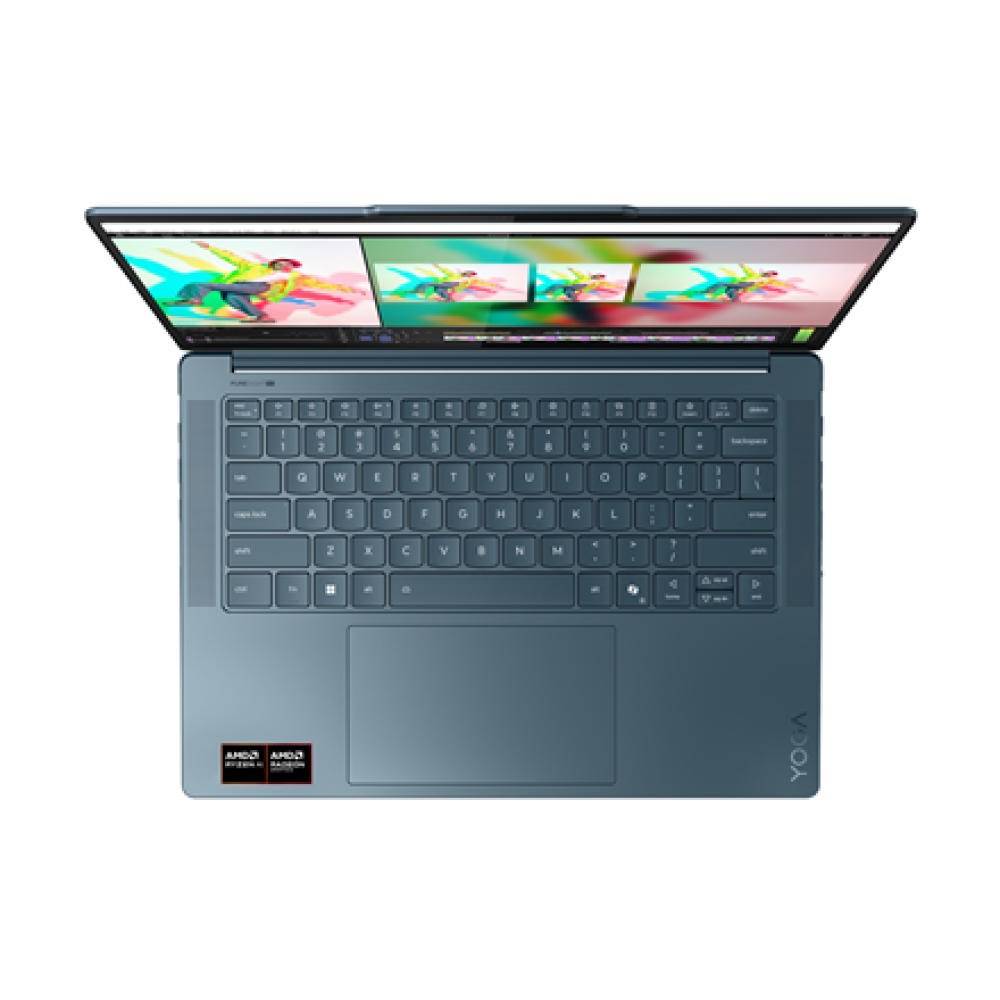 Lenovo Yoga Pro 7 14ASP10 14.5 3K AMD Ryzen AI 9 365/32GB/1TB/AMD Radeon 880M/WIN11 Home/ENG Backlit kbd/2Y Warranty , Lenovo Yoga Pro 7 14ASP10 , Tidal Teal , 14.5 , OLED , 3K , 2944 x 1840 pixels , Glossy , AMD Ryzen AI 9 , 365 , 32 GB , Soldered LPDDR5