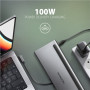 AXAGON USB-C 5Gbps TRIPLE 4K DISPLAY 11in1 Hub , HMC-4KX3