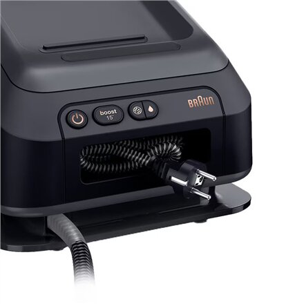 Braun Steam Station , IS7286 , 2700 W , 2 L , 8 bar , Auto power off , Vertical steam function , Calc-clean function , Black