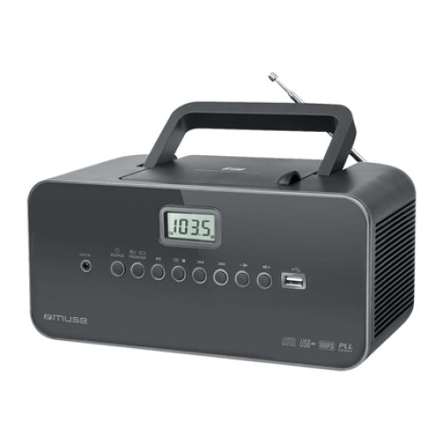Muse , Portable radio , M-28DG , AUX in , Grey