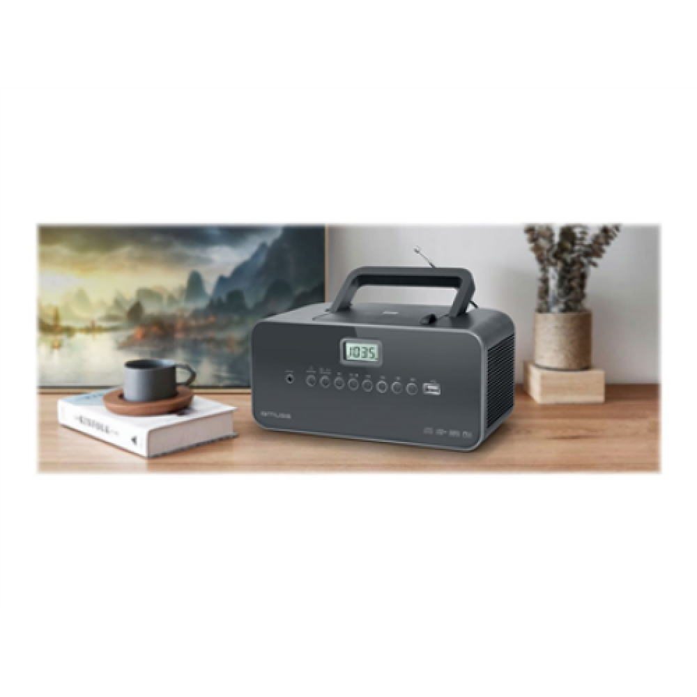 Muse , Portable radio , M-28DG , AUX in , Grey
