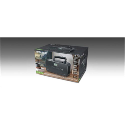 Muse , Portable radio , M-28DG , AUX in , Grey