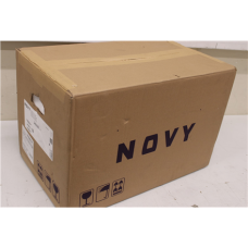 SALE OUT. , Novy , Hood , Crystal 26050 , Canopy , Energy efficiency class B , Width 60 cm , 600 m³/h , Push buttons , LED , White , DENT ON FRAME