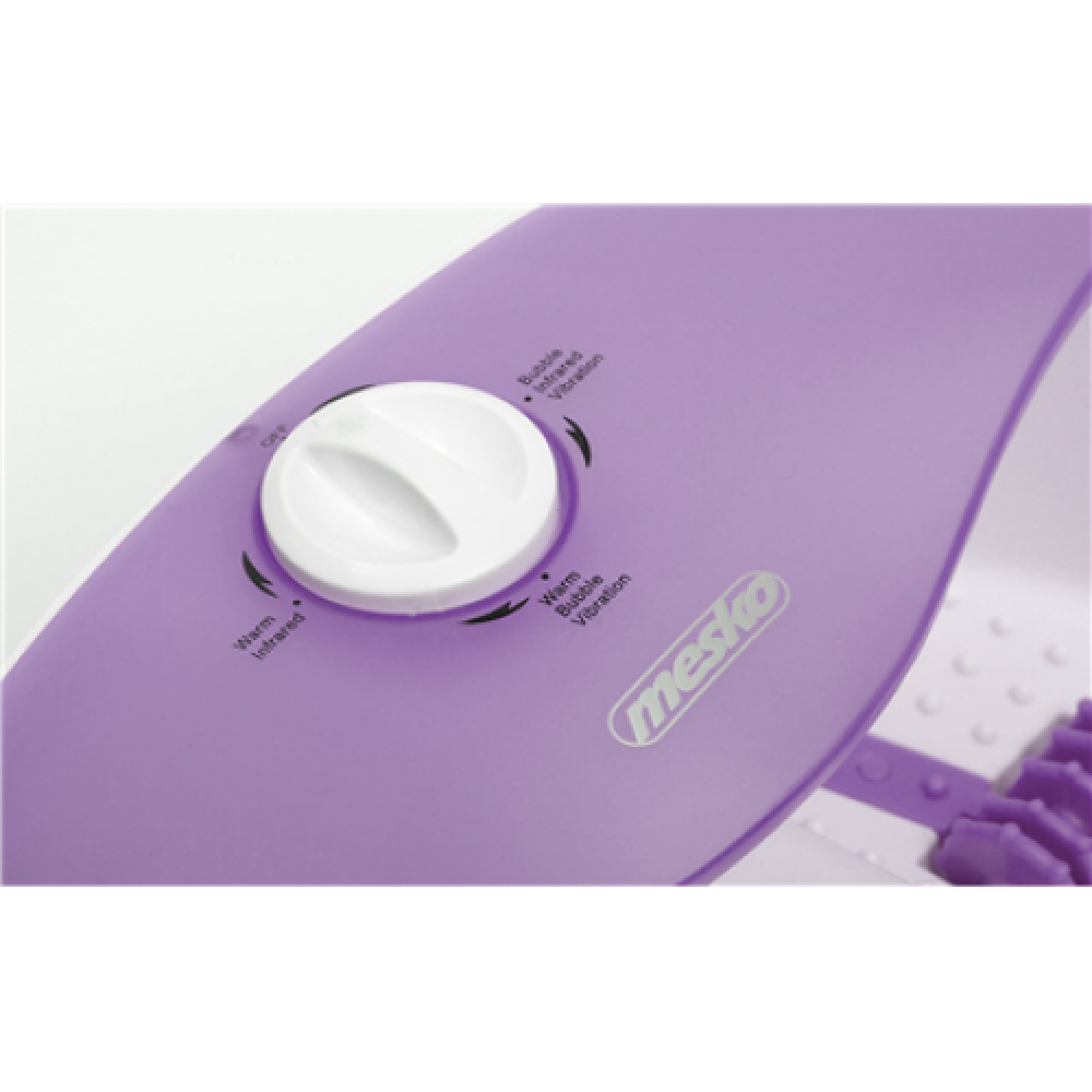 Mesko , Foot massager , MS 2152 , Number of accessories included 3 , White/Purple