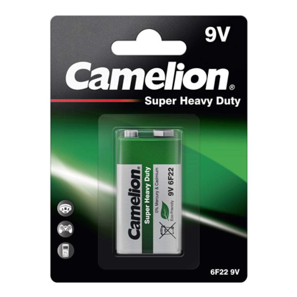 Camelion , 6F22-BP1G , 9V/6F22 , Super Heavy Duty , 1 pc(s)