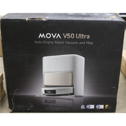 SALE OUT. MOVA V50 Ultra Robot Vacuum, White , MOVA Robot Vacuum , V50 Ultra , Wet&Dry , 6400 mAh , Dust capacity 3.2 L , 24000 Pa , White , DAMAGED PACKAGING , 34 month(s)