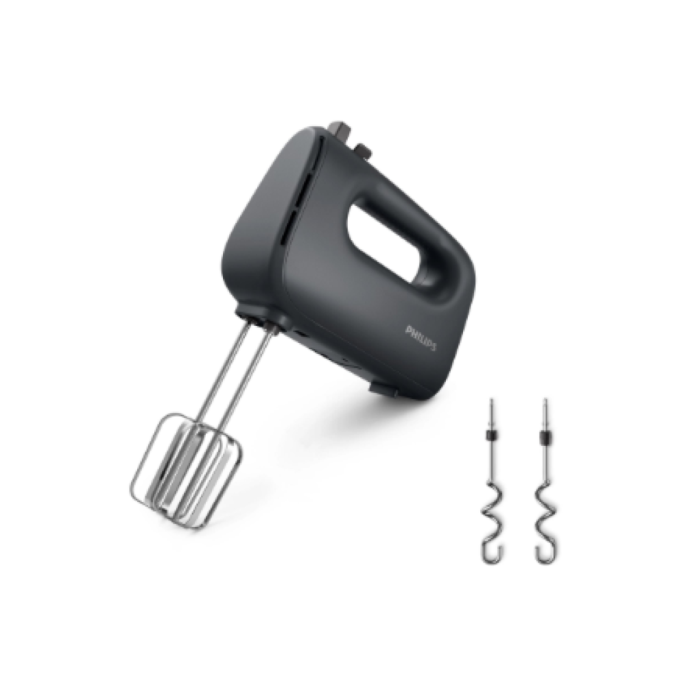 Philips Hand mixer , HR3739/00 5000 Series , Hand Mixer , 400 W , Number of speeds 5 , Turbo mode , Black