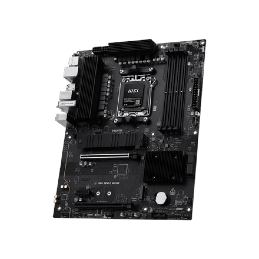 PRO B850-S WIFI6E , MSI Processor family AMD , Processor socket AM5 , DDR5 , Supported hard disk drive interfaces SATA, M.2