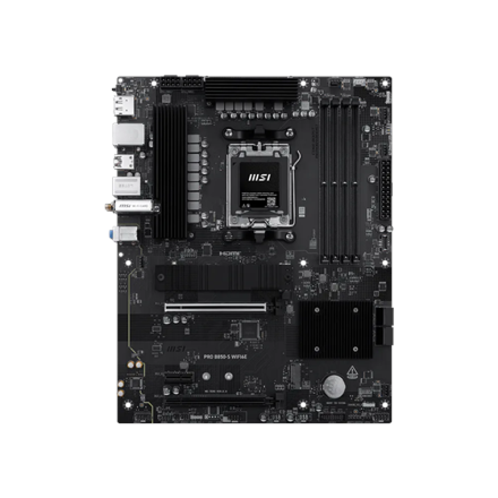 PRO B850-S WIFI6E , MSI Processor family AMD , Processor socket AM5 , DDR5 , Supported hard disk drive interfaces SATA, M.2