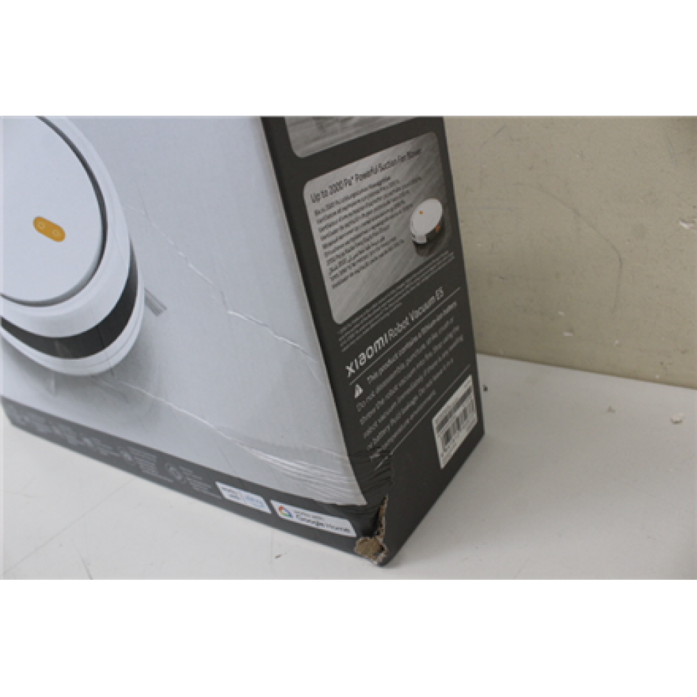 SALE OUT. Xiaomi Robot Vacuum E5 (White) EU , Xiaomi Robot Vacuum (EU) , E5 , Wet&Dry , 2600 mAh , Dust capacity 0.4 L , 2000 Pa , White , DAMAGED PACKAGING