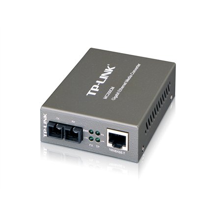 TP-LINK Gigabit Multi-Mode Media Converter , MC200CM , 1x 1000M SC/UPC port , 1x 1000M RJ45 port (Auto MDI/MDIX)
