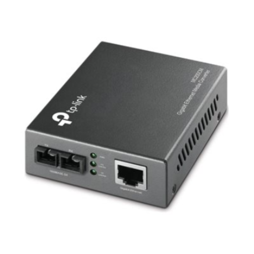 TP-LINK Gigabit Multi-Mode Media Converter , MC200CM , 1x 1000M SC/UPC port , 1x 1000M RJ45 port (Auto MDI/MDIX)