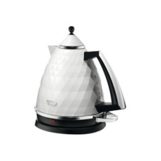 Delonghi , Kettle , KBJ2001W , Standard , 2000 W , 1.7 L , Plastic , 360° rotational base , White