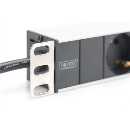 Digitus , Aluminum outlet strip with 8 safety outlets , DN-95401 , Sockets quantity 8