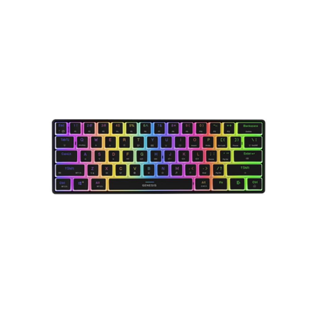Genesis THOR 660 G2 , Gaming keyboard , Wireless/Wired , US , Black , 2.4 GHz, Bluetooth, USB , Linear