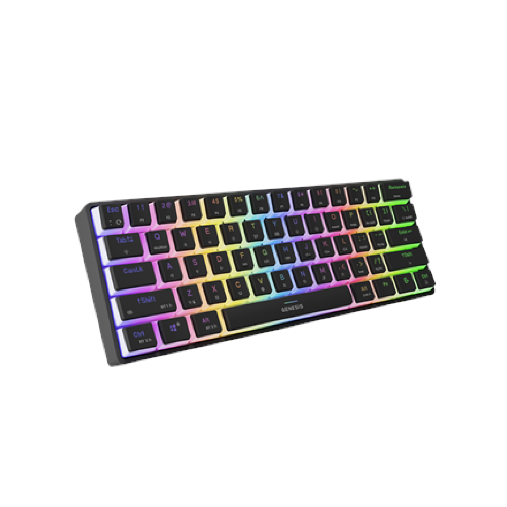 Genesis THOR 660 G2 , Gaming keyboard , Wireless/Wired , US , Black , 2.4 GHz, Bluetooth, USB , Linear