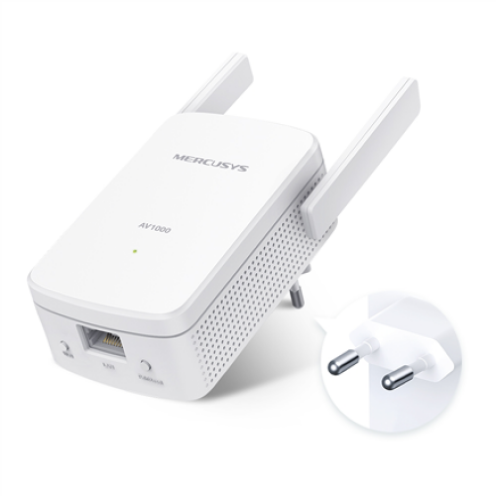 Mercusys , AV1000 Gigabit Powerline Wi-Fi Kit , MP510 KIT , 1000 Mbit/s , Ethernet LAN (RJ-45) ports 1 , 802.11n