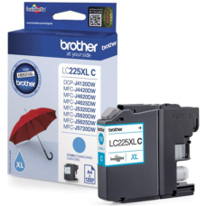 Brother LC-225XLC , Ink Cartridge , Cyan