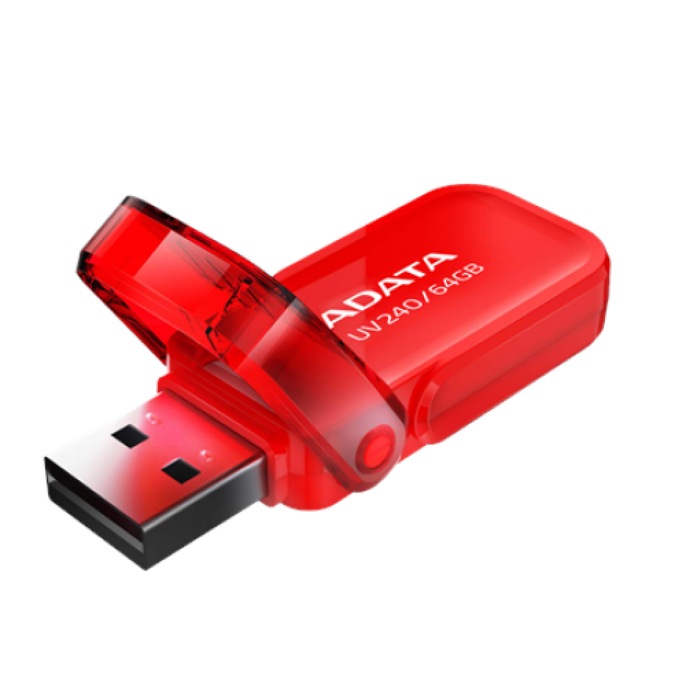 ADATA , USB Flash Drive , UV240 , 64 GB , USB Type-A , Red