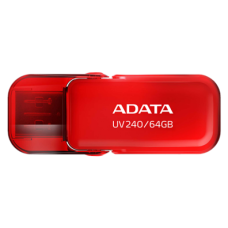 ADATA , USB Flash Drive , UV240 , 64 GB , USB Type-A , Red