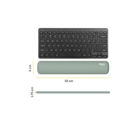 Fellowes , Breyta Compact Keyboard (TKL) Wrist Rest , Sage