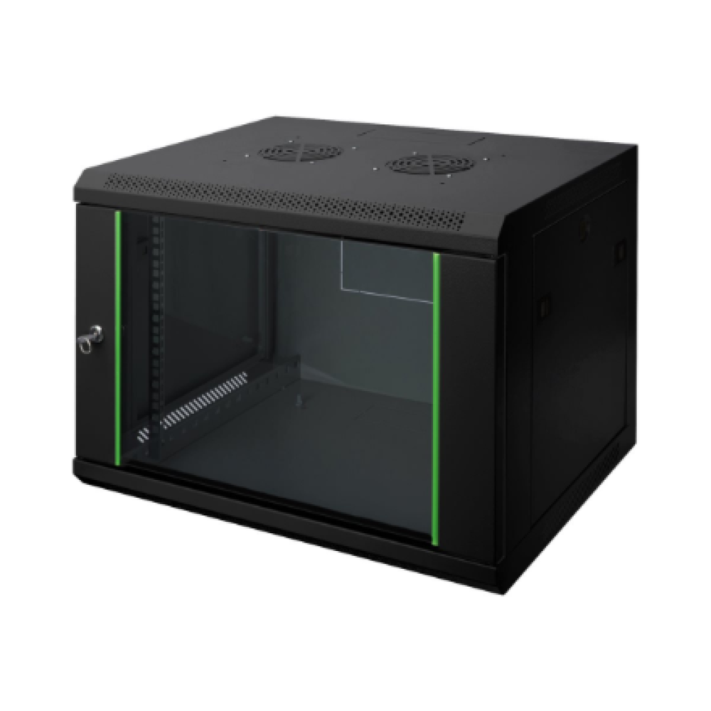 Digitus Wall Mounting Cabinets Dynamic Basic Series , DN-19 07-U-EC-SW , Black , 38.9 x 60 x 45 cm