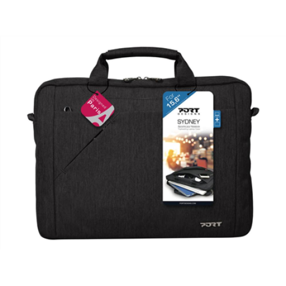 PORT DESIGNS , Fits up to size 15.6 , Sydney , Messenger - Briefcase , Black , Shoulder strap