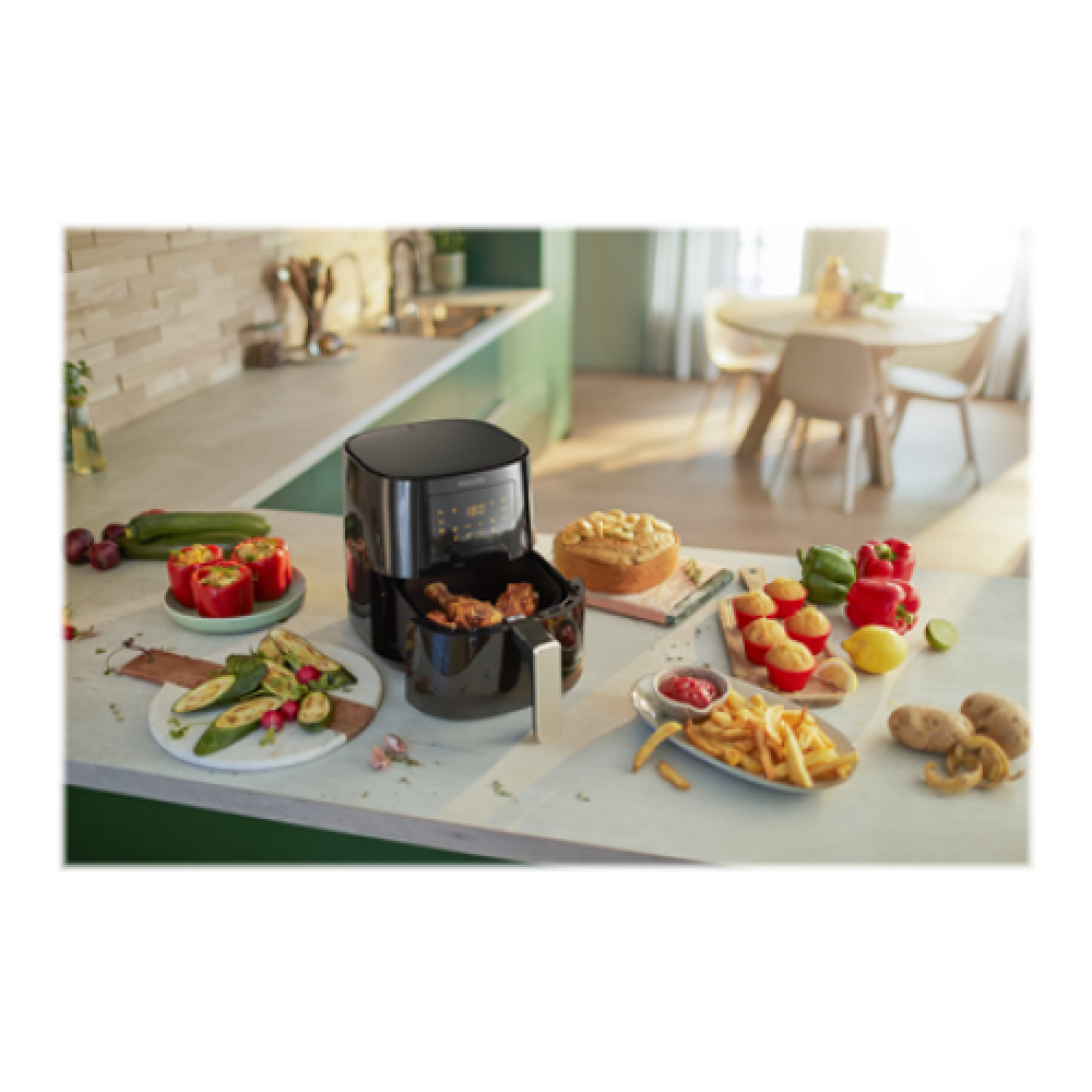 Philips , Air Fryer , HD9252/70 , Power 1400 W , Capacity 4.1 L , Black/Silver