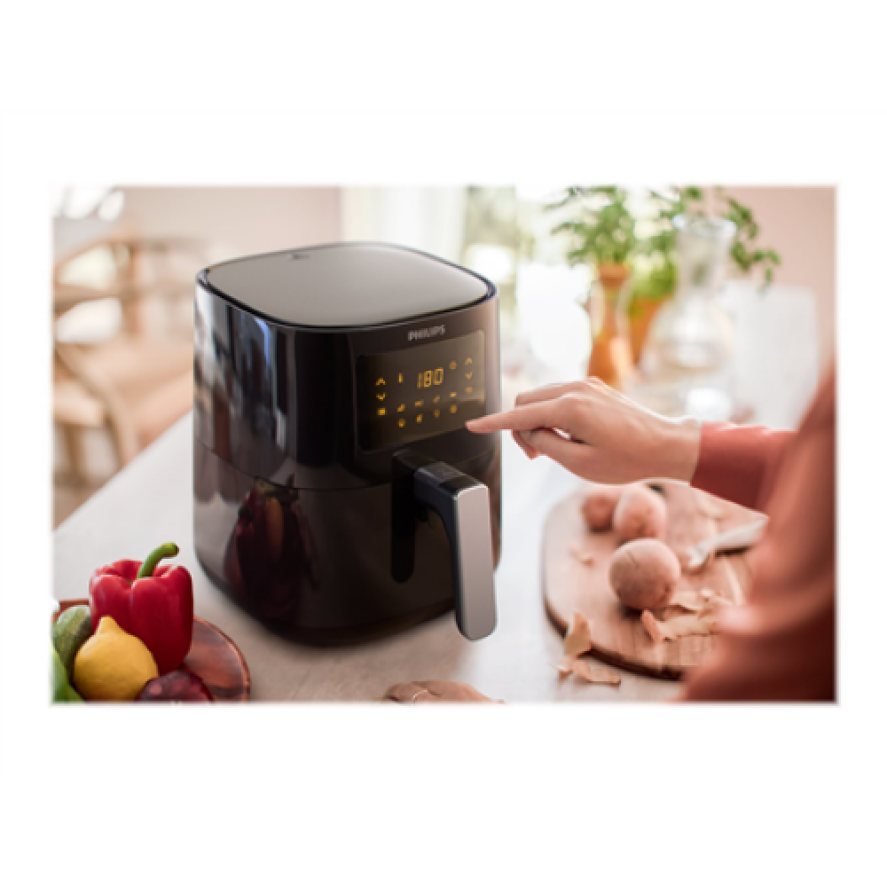 Philips , Air Fryer , HD9252/70 , Power 1400 W , Capacity 4.1 L , Black/Silver