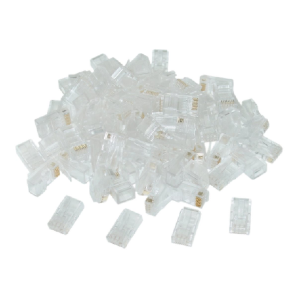 Cablexpert , Modular plug (adapter) 8P8C for solid CAT6 LAN cable, 10 pcs per bag