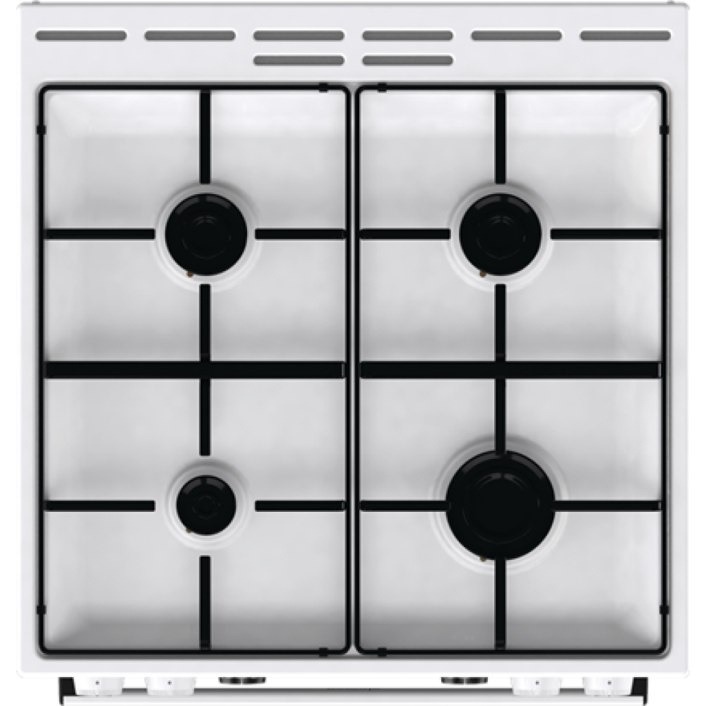 Gorenje Cooker , GKS6C70WJ , Hob type Gas , Oven type Electric , White , Width 60 cm , Depth 60 cm , 71 L
