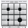 Gorenje Cooker , GKS6C70WJ , Hob type Gas , Oven type Electric , White , Width 60 cm , Depth 60 cm , 71 L
