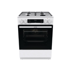 Gorenje Cooker , GKS6C70WJ , Hob type Gas , Oven type Electric , White , Width 60 cm , Depth 60 cm , 71 L
