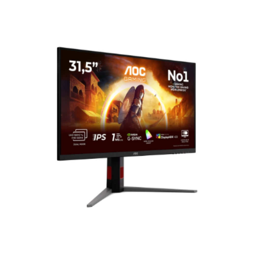 AOC U32G4U , 32 , Fast IPS , UHD , 16:9 , 160 Hz , 1 ms , 3840 x 2160 pixels , 450 cd/m² , HDMI ports quantity 2 , Black