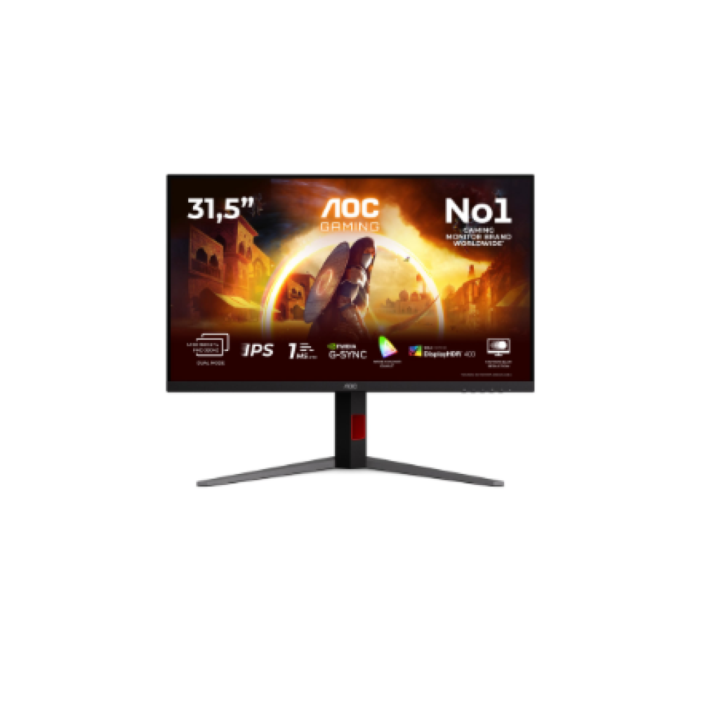 AOC U32G4U , 32 , Fast IPS , UHD , 16:9 , 160 Hz , 1 ms , 3840 x 2160 pixels , 450 cd/m² , HDMI ports quantity 2 , Black
