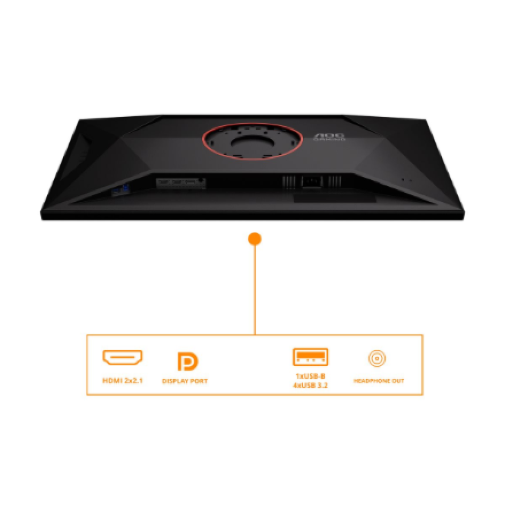 AOC U32G4U , 32 , Fast IPS , UHD , 16:9 , 160 Hz , 1 ms , 3840 x 2160 pixels , 450 cd/m² , HDMI ports quantity 2 , Black