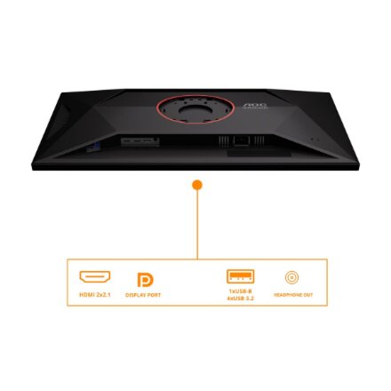 AOC , U32G4U , 32 , Fast IPS , UHD , 16:9 , 160 Hz , 1 ms , 3840 x 2160 pixels , 450 cd/m² , HDMI ports quantity 2 , Black