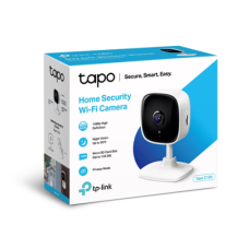 TP-LINK Home Security Wi-Fi Camera Tapo C100 Cube, 3.3mm/F/2.0, Privacy Mode, Sound and Light Alarm, Motion Detection and Notifications, H.264, Micro SD, Max. 128 GB