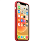 Apple , iPhone 12/12 Pro Silicone Case with MagSafe , Case with MagSafe , Apple , iPhone 12 Pro, iPhone 12 , Silicone , Red , With built-in magnets that align perfectly with iPhone 12 , 12 Pro, this case offers a magical attach experience and faster wirel