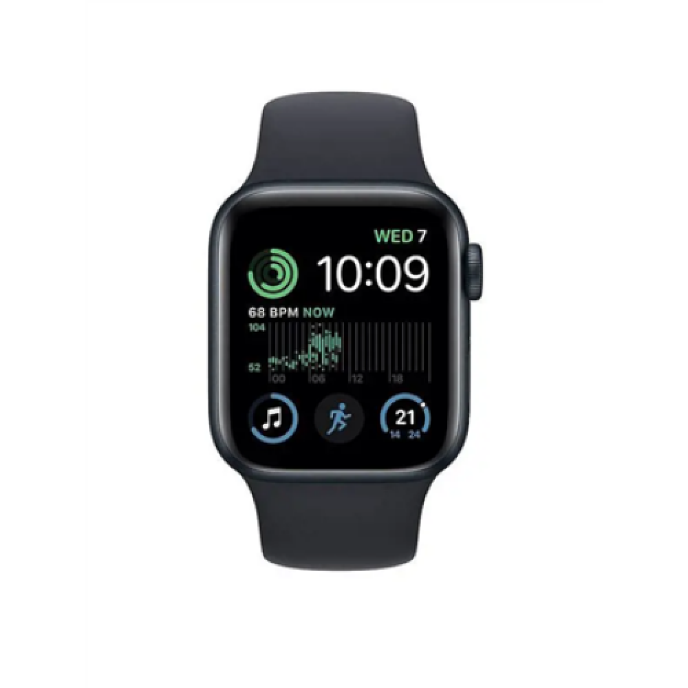 Apple Watch SE MNK03EL/A Smart watches GPS (satellite) Retina LTPO OLED Touchscreen 44mm Waterproof Bluetooth Wi-Fi Midnight