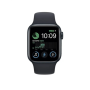 Apple Watch SE MNK03EL/A Smart watches GPS (satellite) Retina LTPO OLED Touchscreen 44mm Waterproof Bluetooth Wi-Fi Midnight