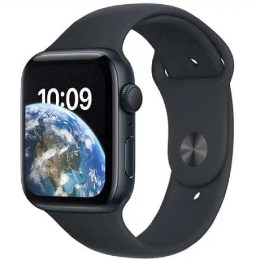 Apple Watch SE MNK03EL/A Smart watches GPS (satellite) Retina LTPO OLED Touchscreen 44mm Waterproof Bluetooth Wi-Fi Midnight
