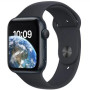 Apple Watch SE MNK03EL/A Smart watches GPS (satellite) Retina LTPO OLED Touchscreen 44mm Waterproof Bluetooth Wi-Fi Midnight